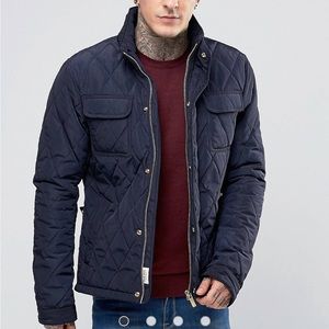Scotch and soda quilted zipper jacket